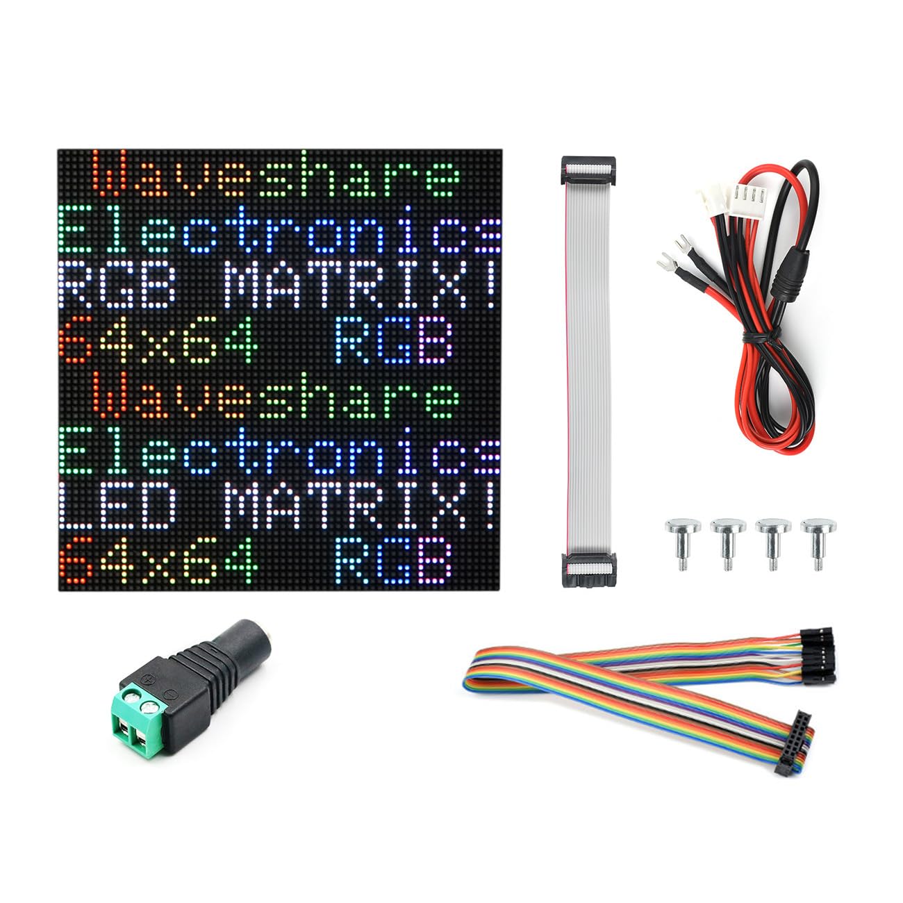 Amazon.com: Waveshare RGB Full-Color LED Matrix Panel, 2.5mm