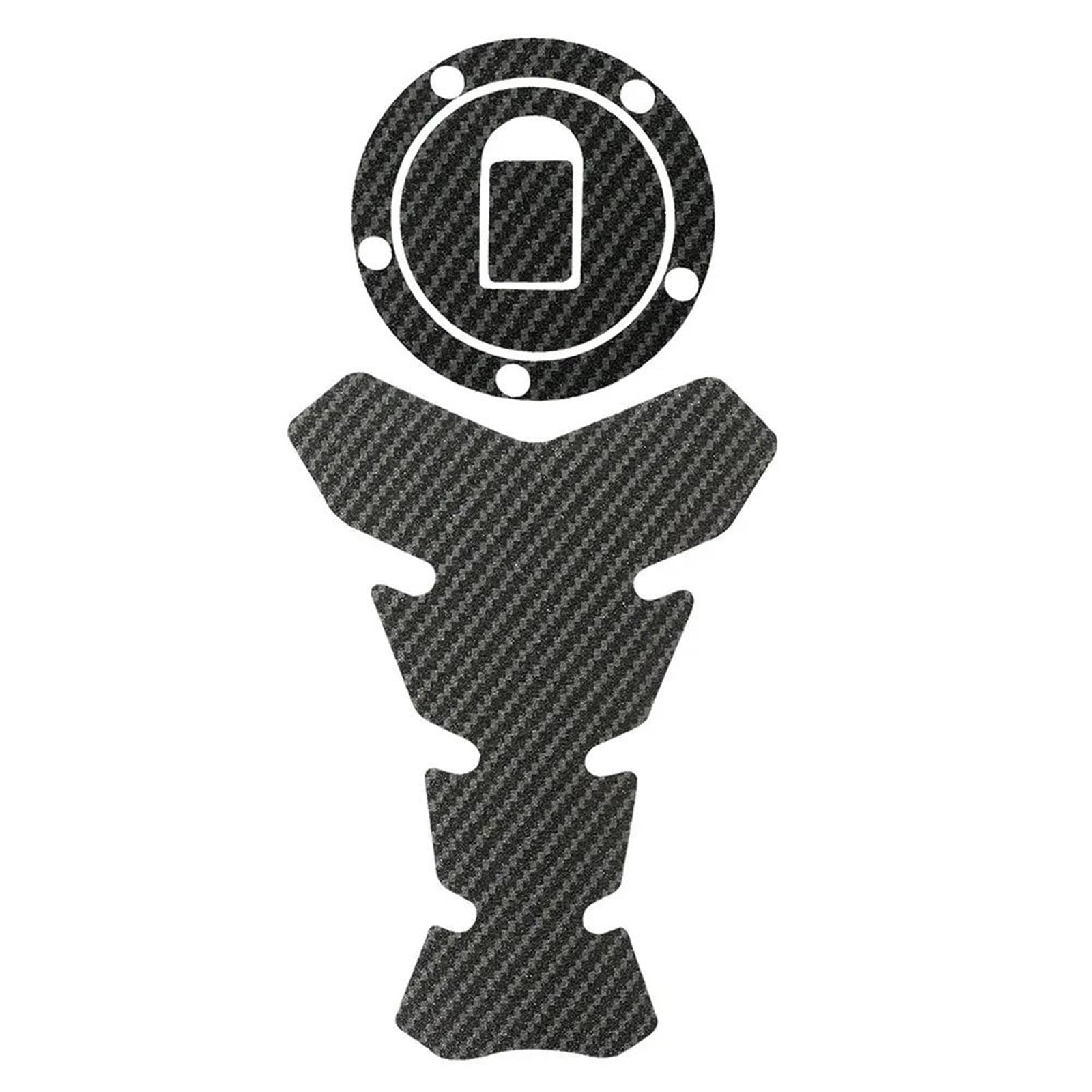 Carbon Fiber Fuel Tank Pad Oil Gas Cap Protector Sticker for Kawasaki for Z750 for Z1000 for ZXR750 for ER6N for ZZR600 Tank Sticker(Color17)