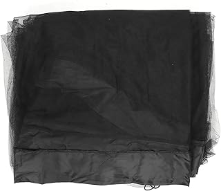 Mosquiteiro para guarda-chuva, guarda-chuva, para pátio, mosquiteiro, cobertura de zíper, abertura, guarda-chuva, ao ar livre, mosquiteiro