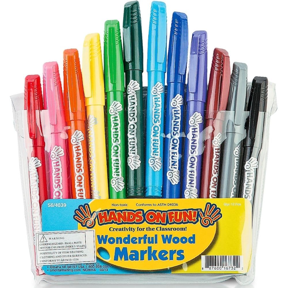 Fun Express Wonderful Wood Painting Markers