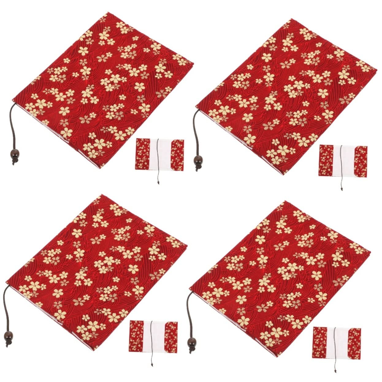 NUOBESTY 4 Fundas De Libro Hechas A Mano Creativas Decorativas Para La Escuela Elegantes Y Resistentes.