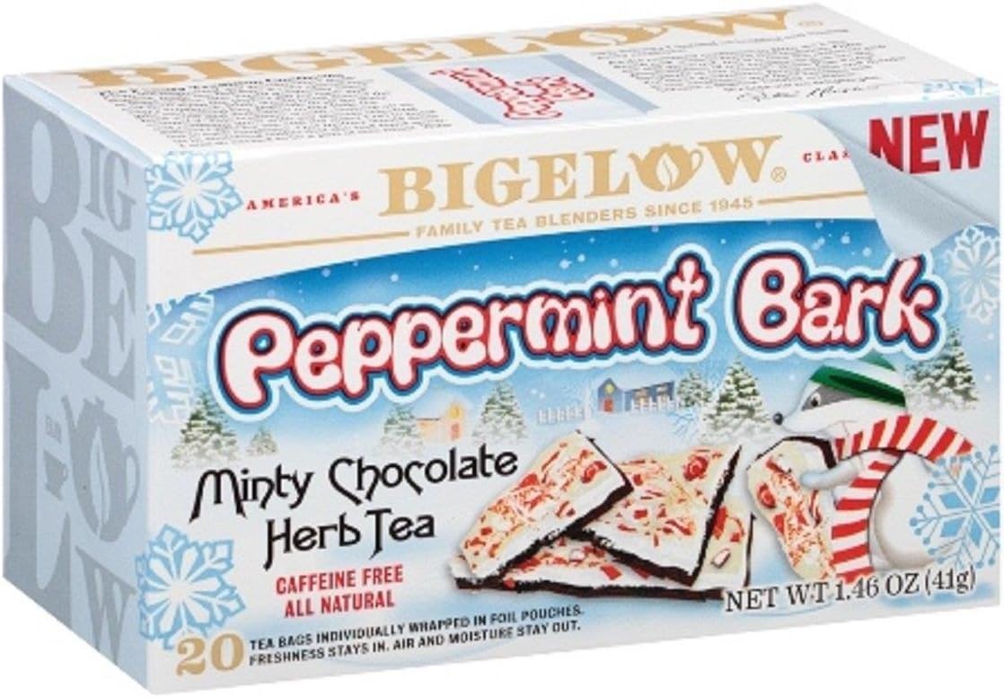 Peppermint Bark Herbal Tea 20 Bags (Case of 6)