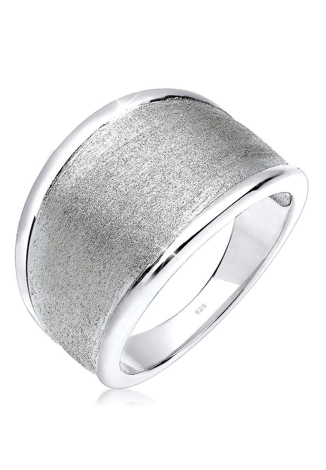 Elli Women's 925 Sterling Silver Basic Ring, Size P
