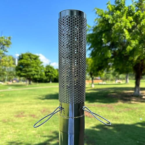 Miniatura 4 de SoloWilder Tubo de estufa Pantalla de pararrayos de chispas Filtro de tubo de chimenea de acero inoxidable Tapa superior de Stovepipe 2,36 pulgadas