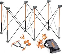 Vista 1 de BORA Centipede Workstand CK625 76 cm X 61 cm X 122 cm Soporte de trabajo Centipede de acero con caballete de sierra y accesorios adicionales