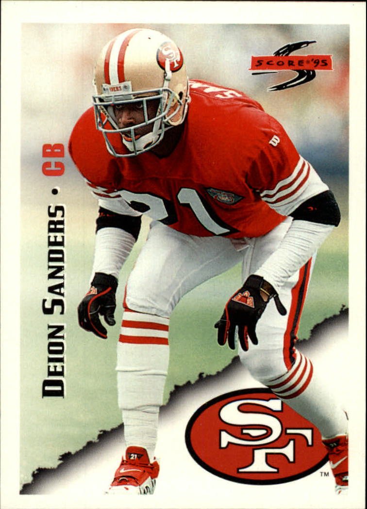 Amazon.com: 1995 Score Football Card #9 Deion Sanders