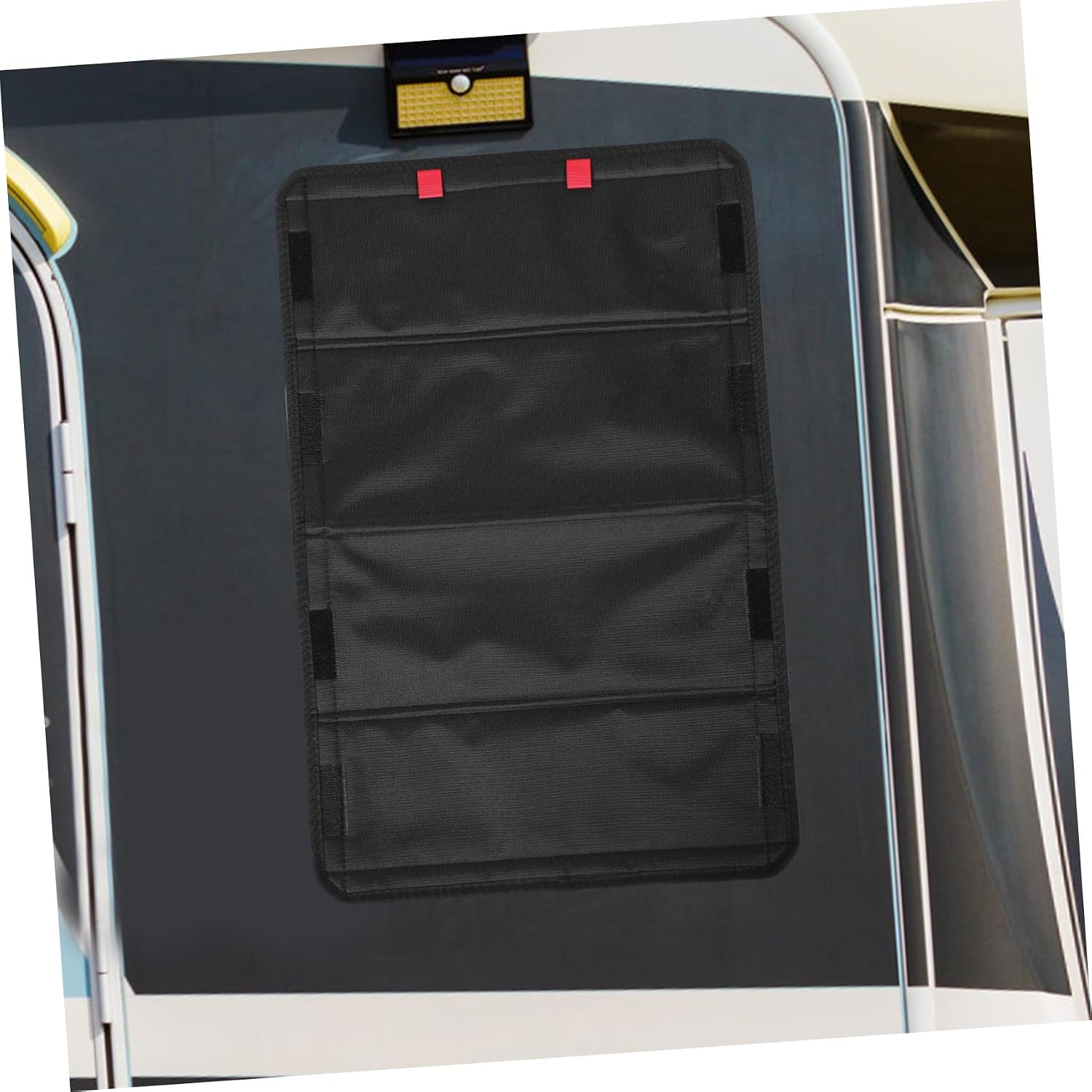 Zerodeko Foldable Rv Door Shade Cover for Sun and Privacy Oxford Material Easy Installation for Campers and Travel Trailers