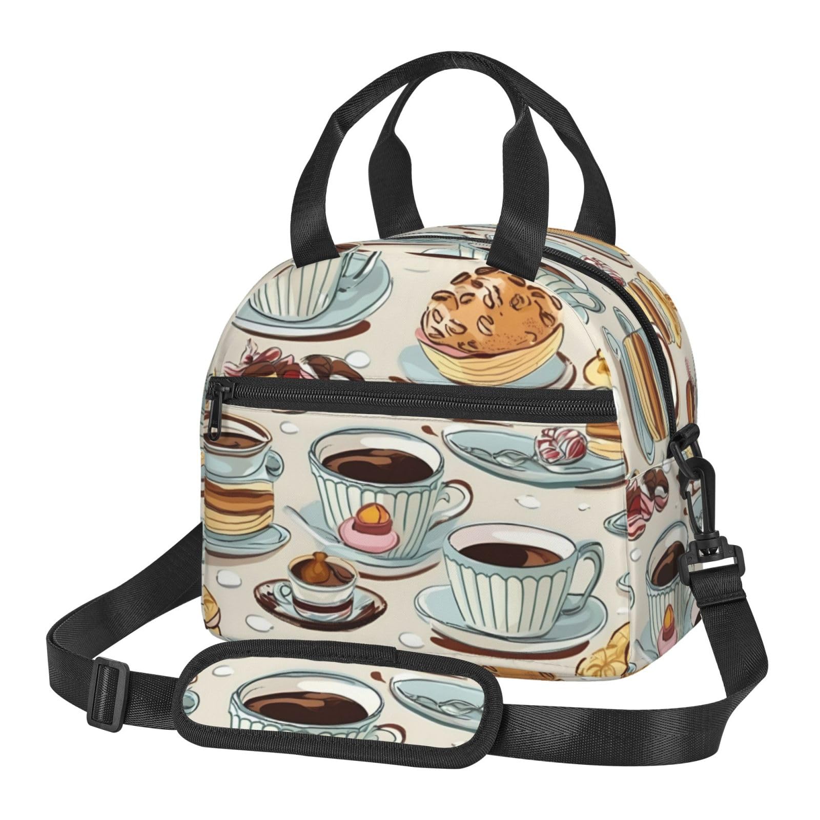 Sac à déjeuner isotherme réutilisable pour adultes - Pour le travail, les voyages - Pour homme et femme