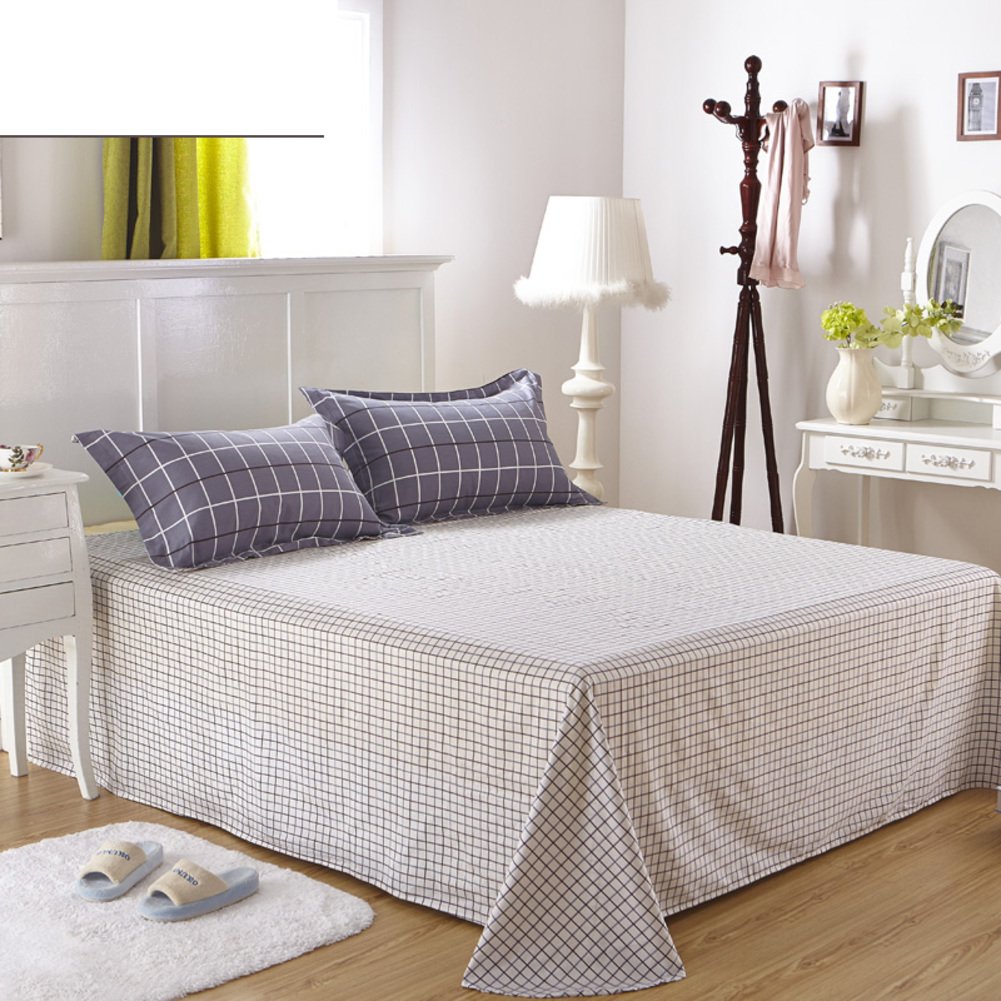 Draps en coton hypoallergéniques 200x230cm contre la transpiration nocturne