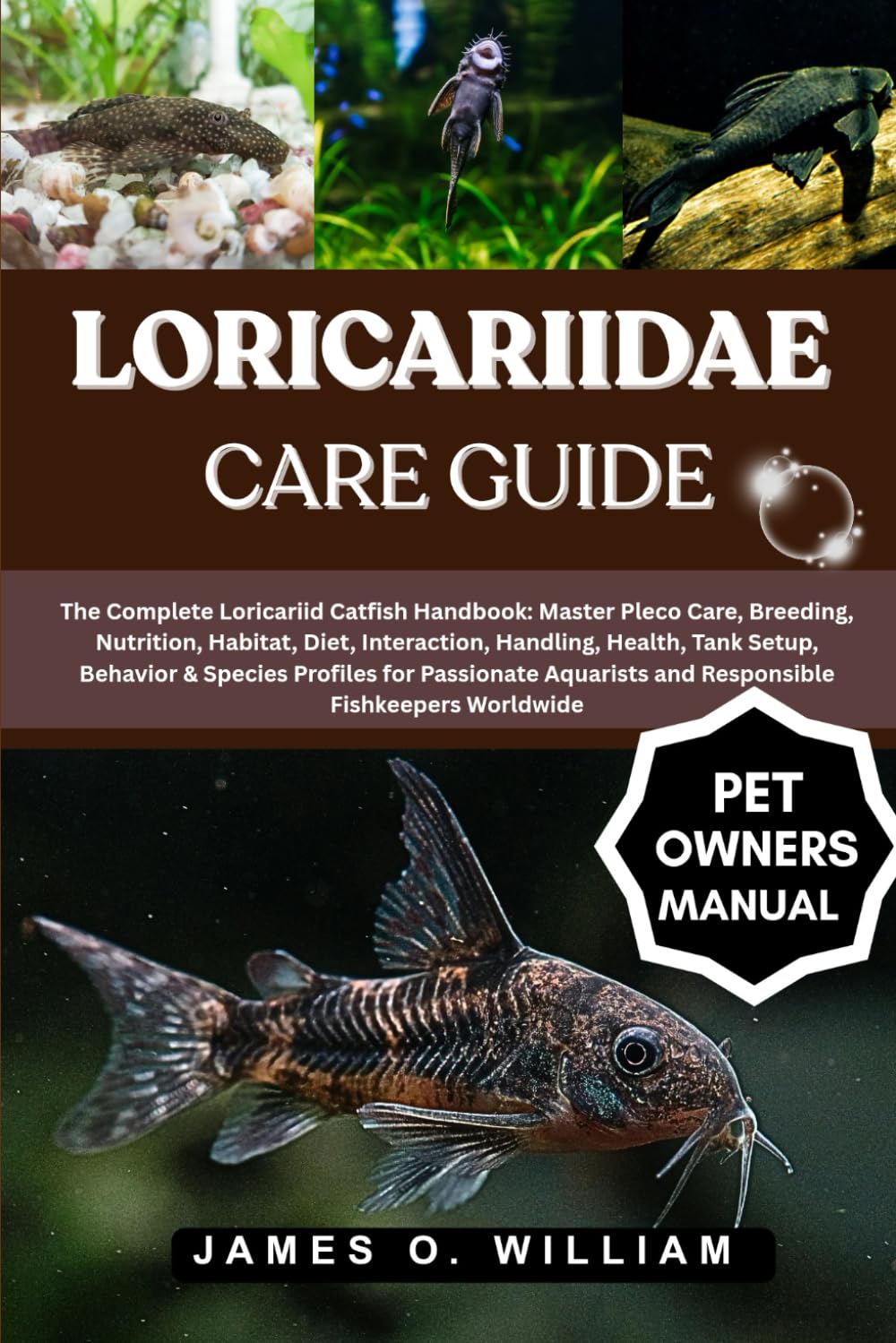 LORICARIIDAE CARE GUIDE: The Complete Loricariid Catfish Handbook: Master Pleco Care, Breeding, Nutrition, Habitat, Diet, Interaction, Handling,, Tank ... and Responsible Fishkeepers Worldwide
