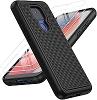 Vista 1 de Funda para Motorola Moto G Play 2021 funda protectora de doble capa resistente para teléfono celular, a prueba de golpes, con parte trasera