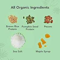 Vista 49 de ALOHA Barras de proteína orgánicas a base de plantas, expreso de chocolate (85 mg de cafeína), 12 barras, veganas, bajas en azúcar, sin gluten