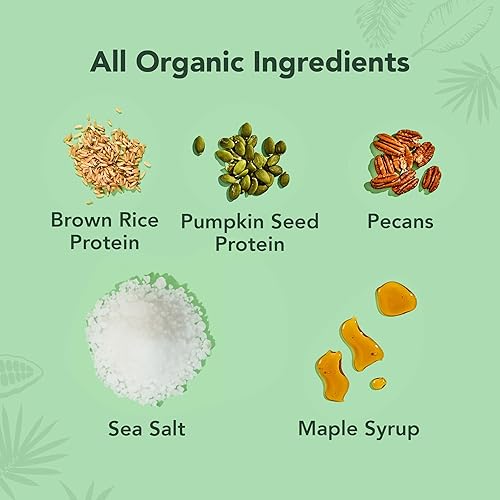 Miniatura 55 de ALOHA - Barra de proteína orgánica a base de plantas, sabor limón y anacardos, vegana, baja carbohidratos y azúcar, paleo, sin GMO, gluten, estevia