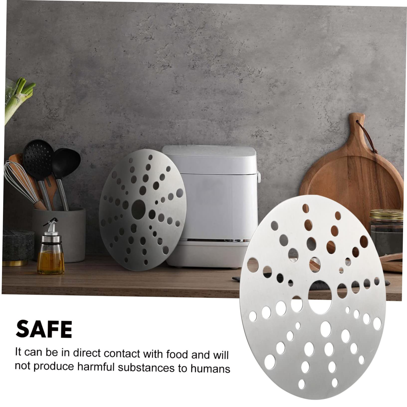 Garneck Heat Conduction Sheet Heat Diffuser Plate Warming Trays for Food Kitchen Supply