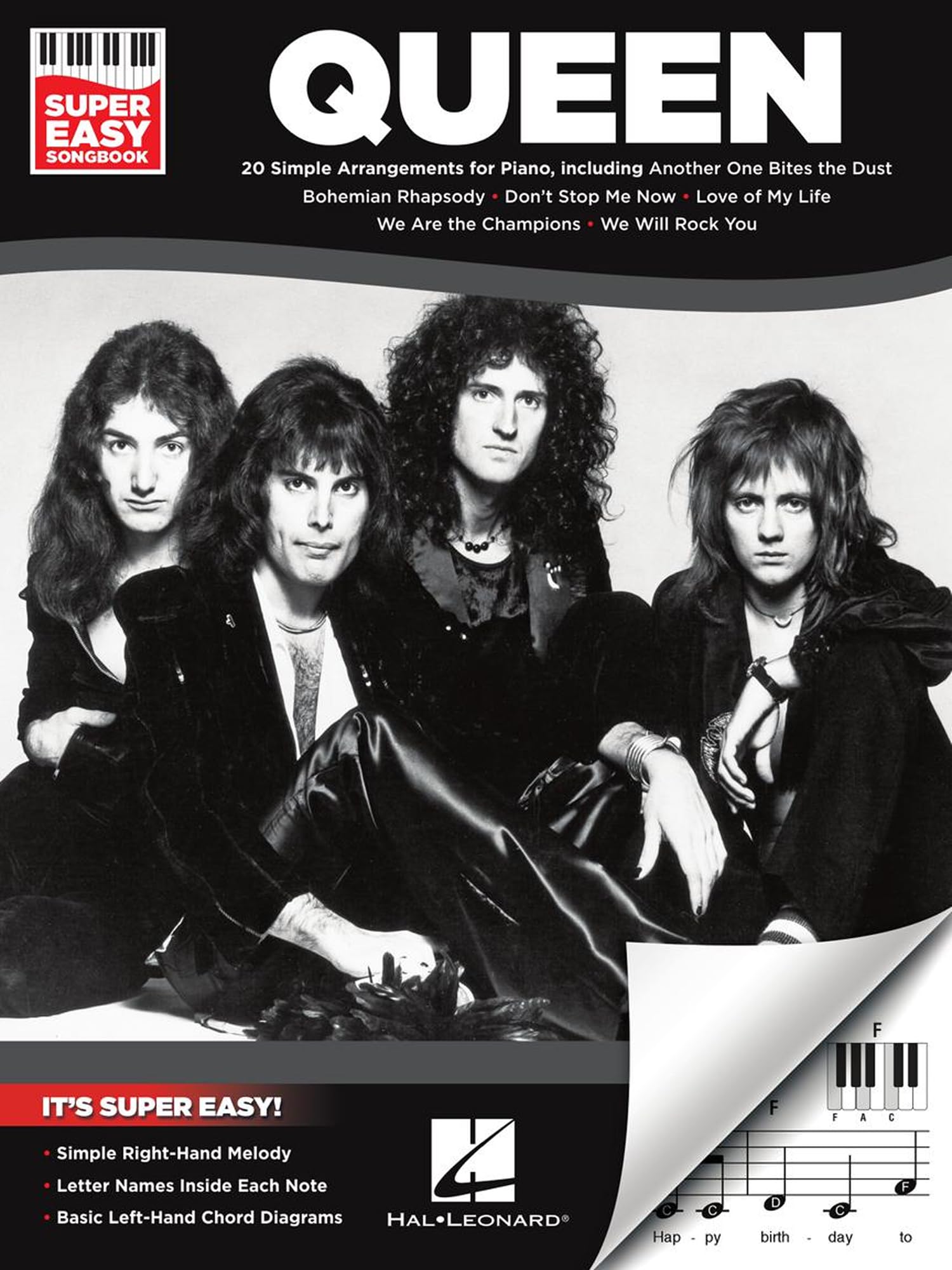 Hal Leonard Publishing Corporation Queen - Super Easy Songbook