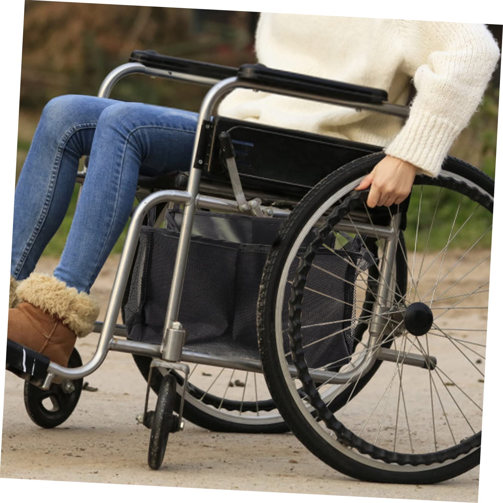 FOMIYES Folding Walker Storage Bag Container Hanging Bag Aging Health Supplies