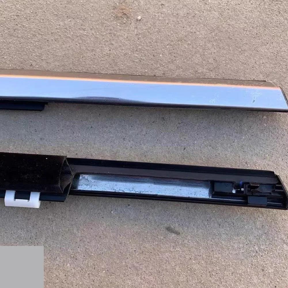 Bande Joint Porte Joints en Caoutchouc pour Fenêtre Chromée, 4 Pièces, Protecteur Verre Extérieur, Bande Caoutchouc Stratifiée Extérieure en Verre pour MG HS Joint Porte
