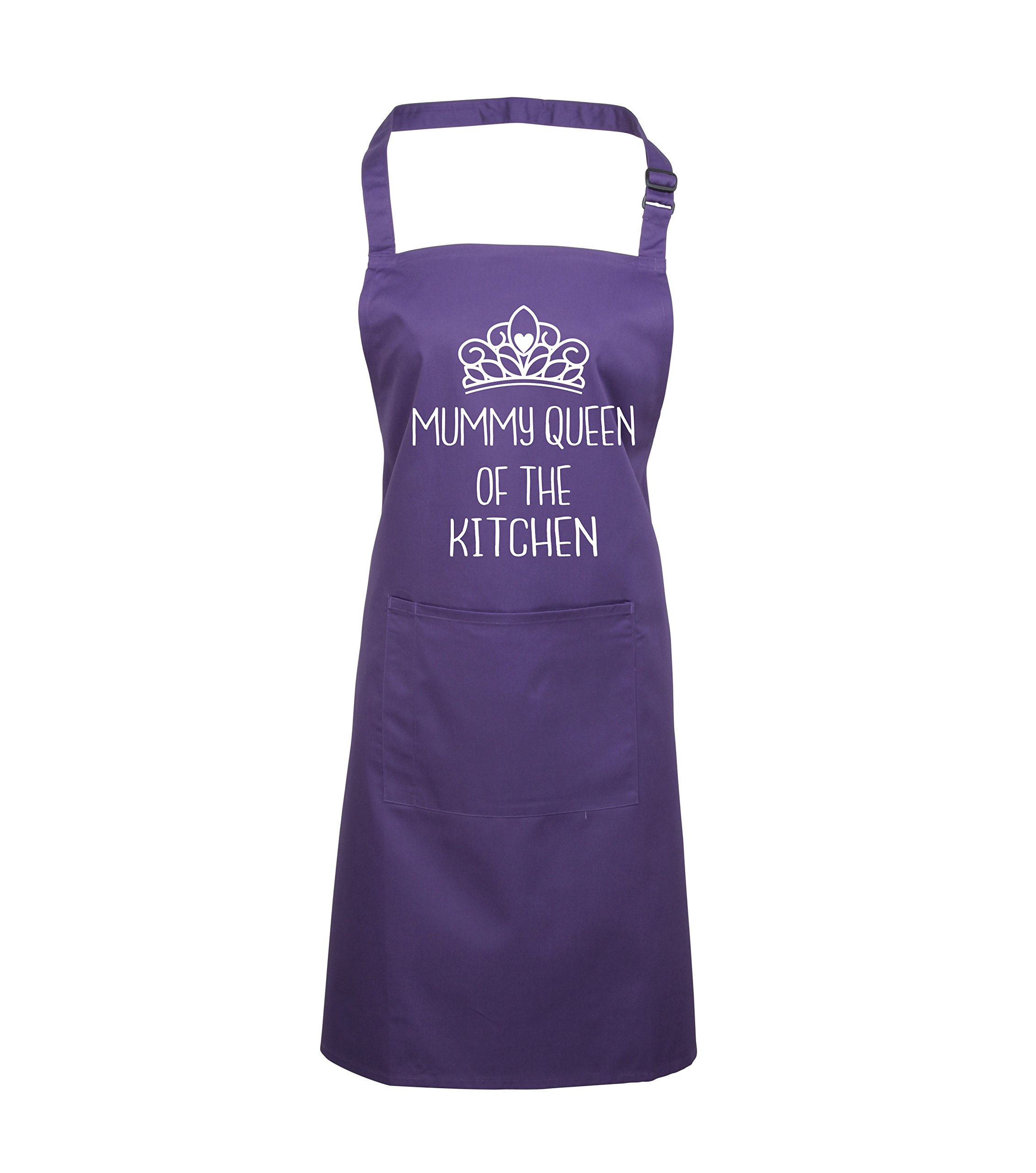 Edward Sinclair Purple Apron Mummy Queen of The Kitchen' Design 2 with White Print