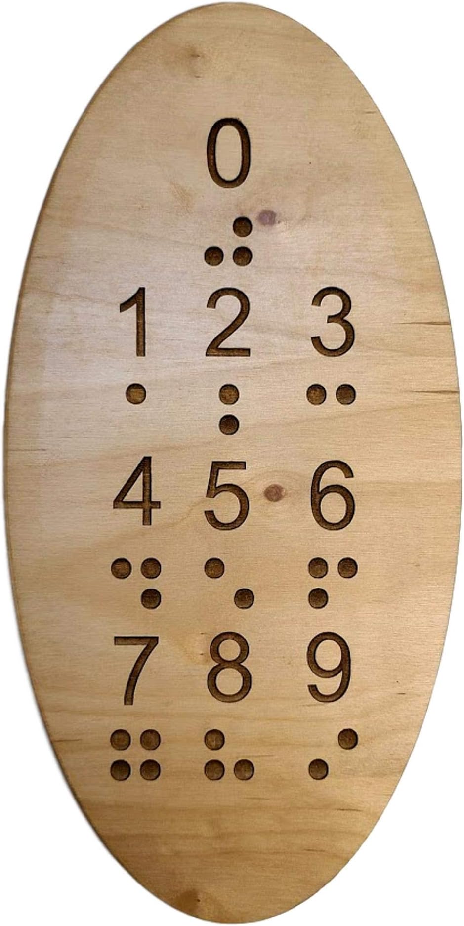 Braille Number Panel Prop for Escape Rooms