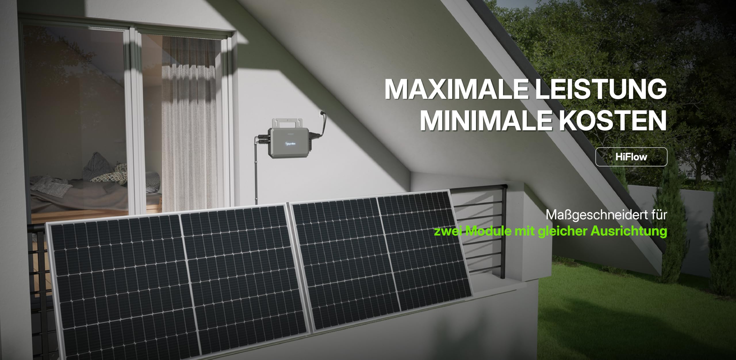 Hoymiles Micro inverter HF-800-WB, potenza 800VA, compatibile con WiFi e Bluetooth, Plug & Play
