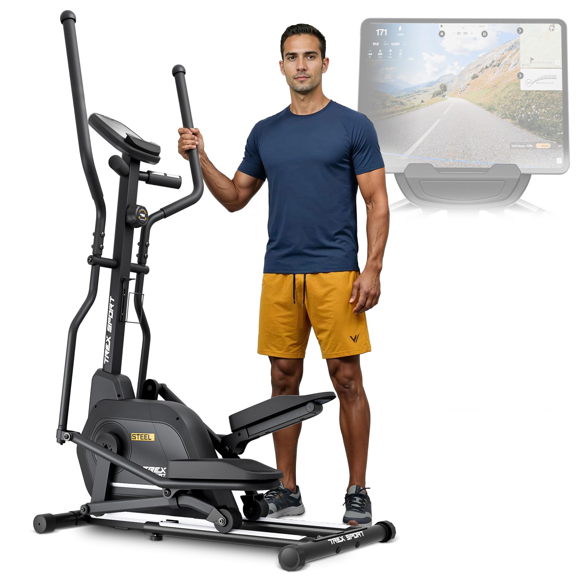 TREX SPORT Crosstrainer TX-700CT STEEL