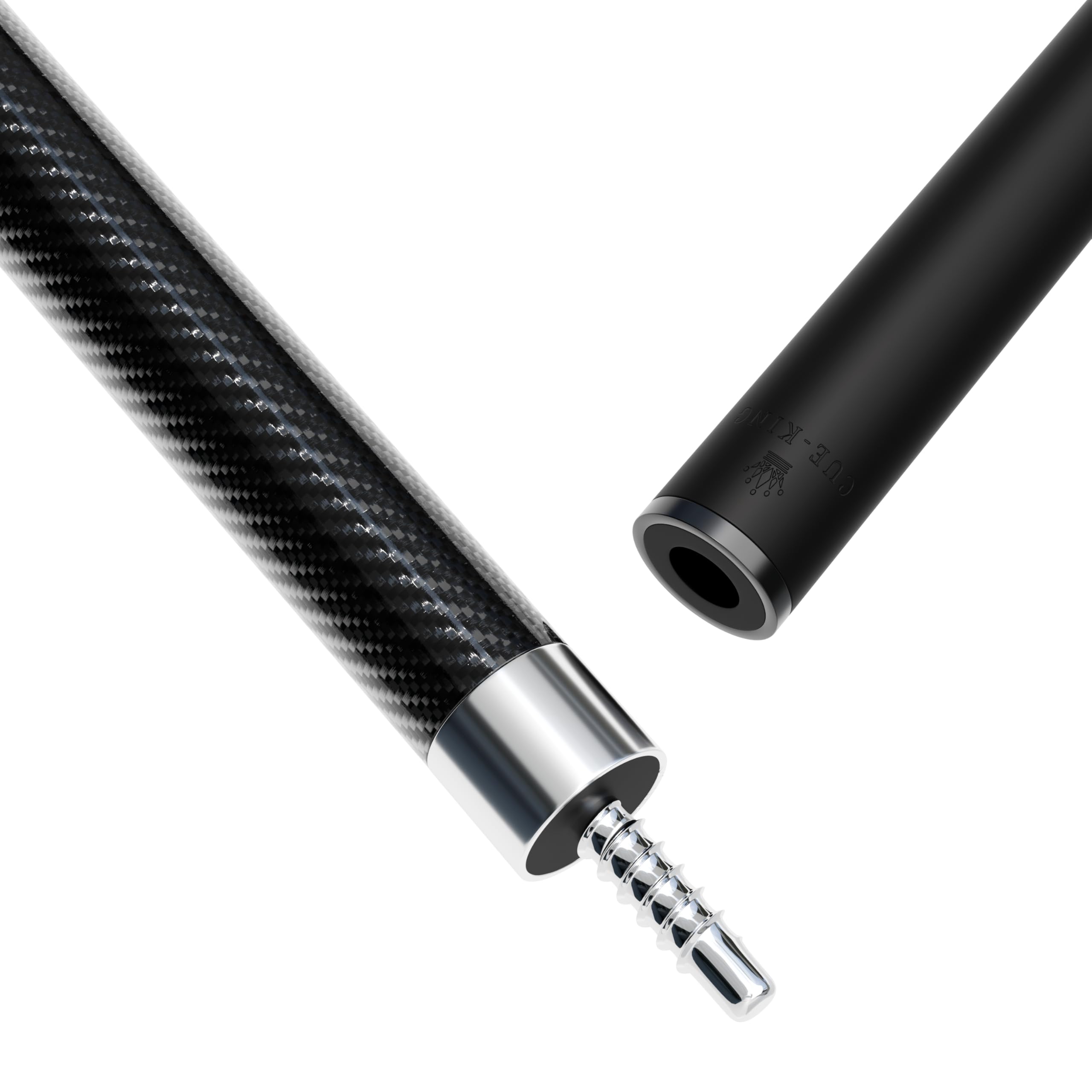 Cue-King Pro Series Stecca da biliardo in carbonio 147,3 cm 510,3 g 2 pezzi punta 12,5 mm