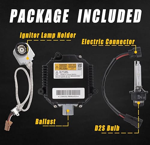 Miniatura 2 de Boine Faro delantero de balasto HID de xenón con módulo de ensamblaje de bombilla D2S 28474-89904t compatible con Infiniti Nissan Altima 350z 370z