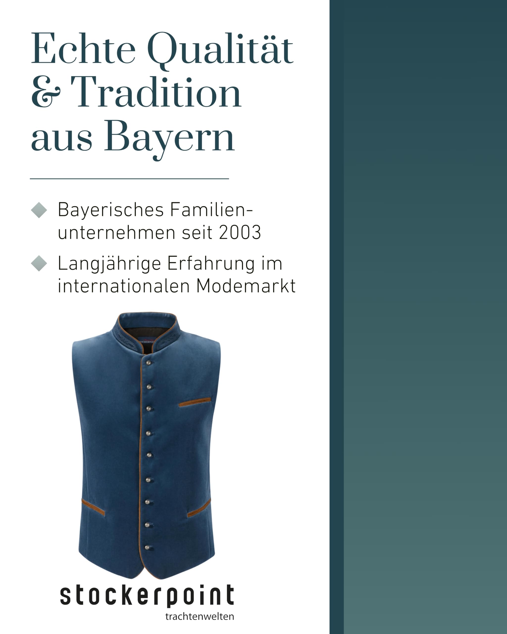 Stockerpoint Herren Trachtenweste Ricardo – Bild 6