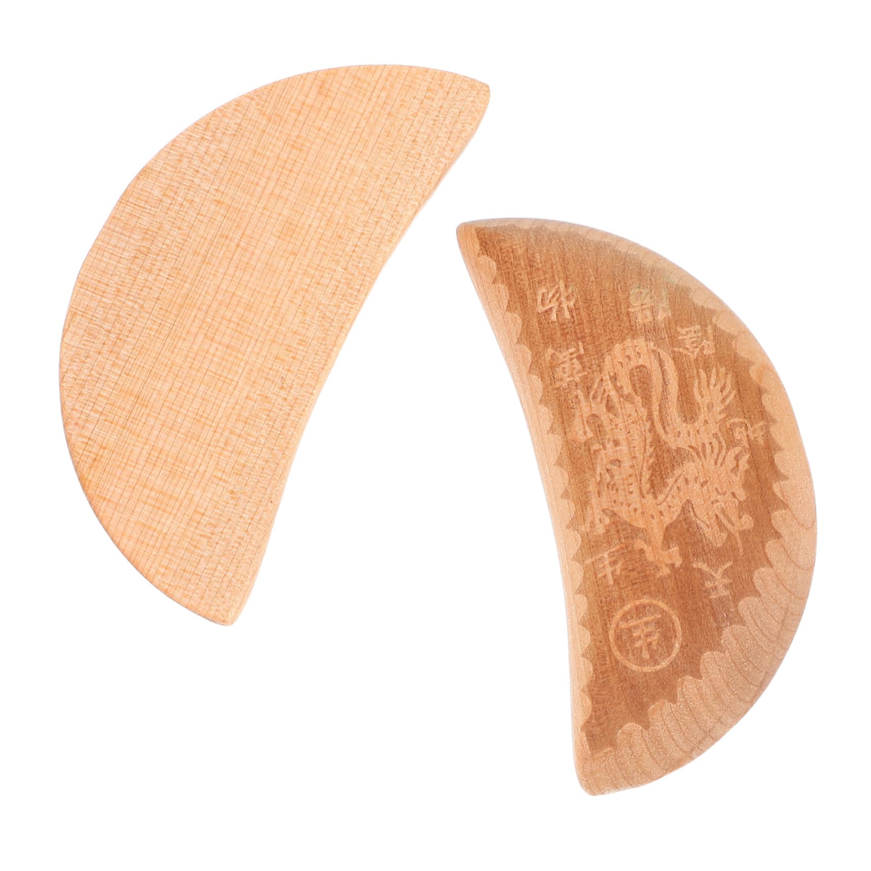 CONGARTENO 1Pair Vintage Divination Cups Traditional Taoist Spiritual Tools for Fortune Telling Retro Home Decor Roleplaying Dual Dragon Design