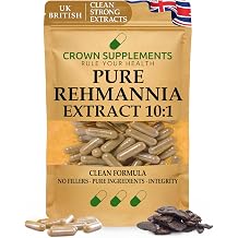 Pure Rehmannia Root Capsules Extract 101 | Clean Formula | Crown Supplements UK 90 Capsules
