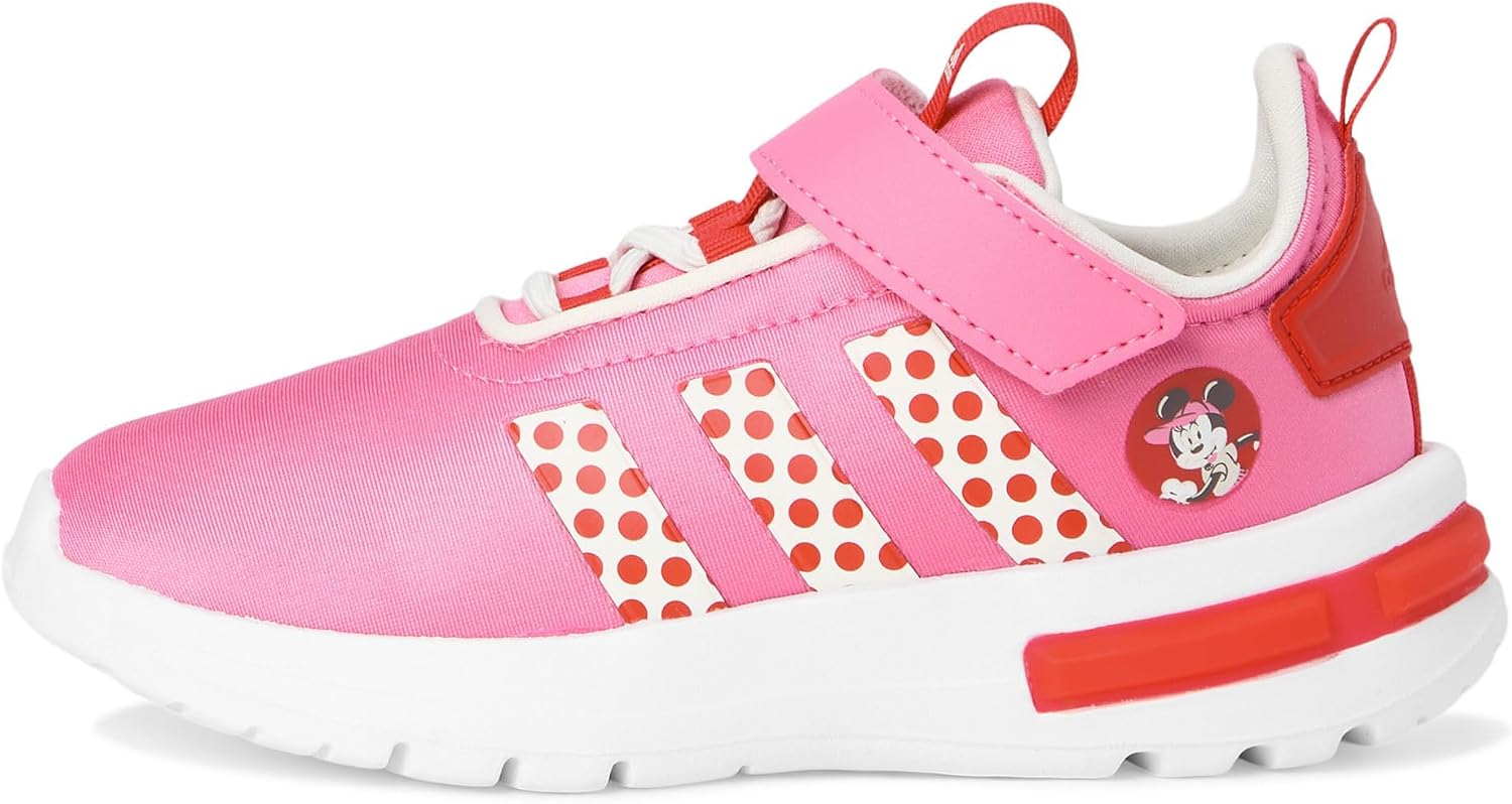 adidas Baby-Girls Disney Minnie Mouse Racer Tr 23 Elastic Lace Sportswear Shoes (Toddler)