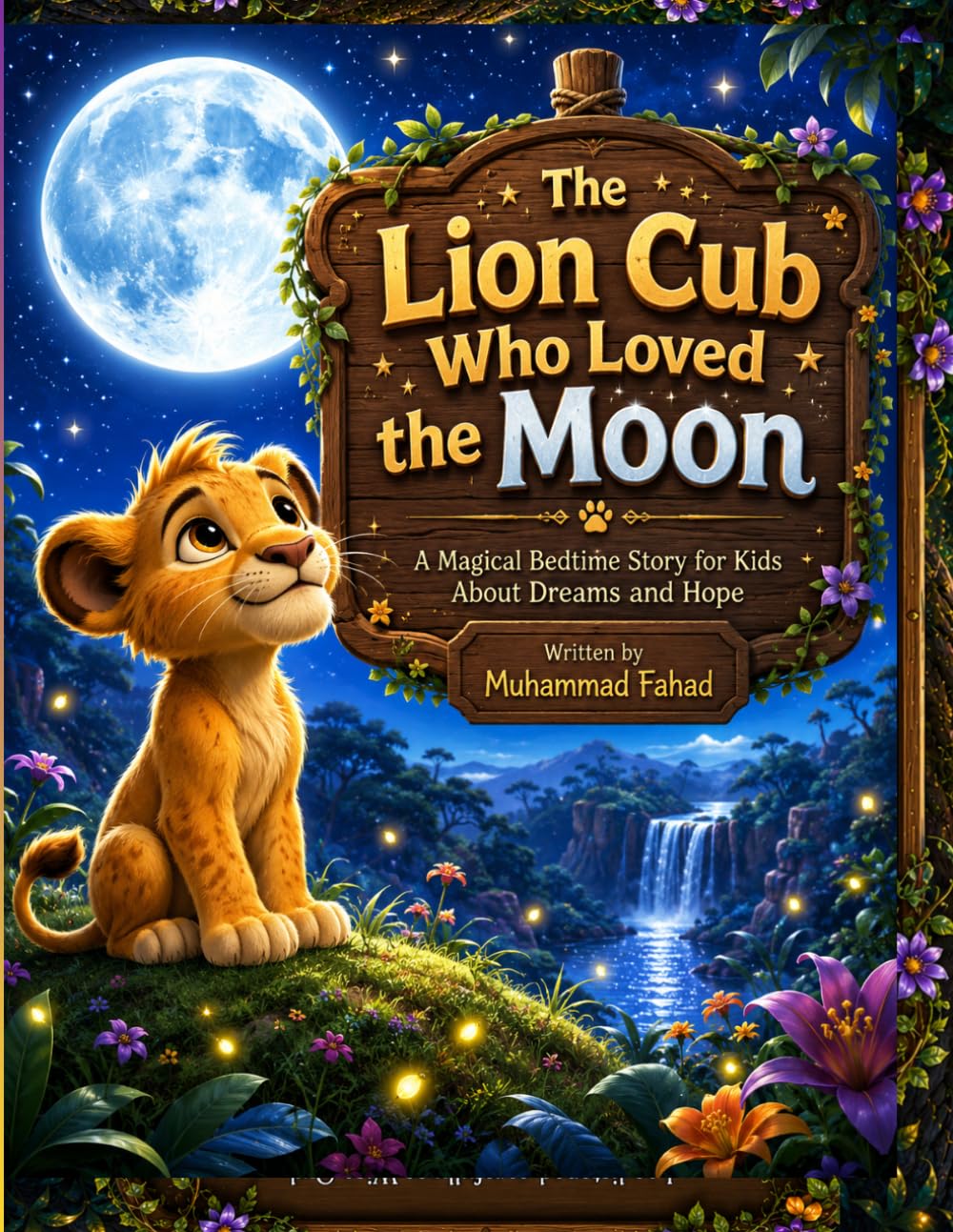 The Lion Cub Who Loved the Moon: A Heartwarming Bedtime Story About Friendship, Dreams, and Courage (Jungle Adventures)