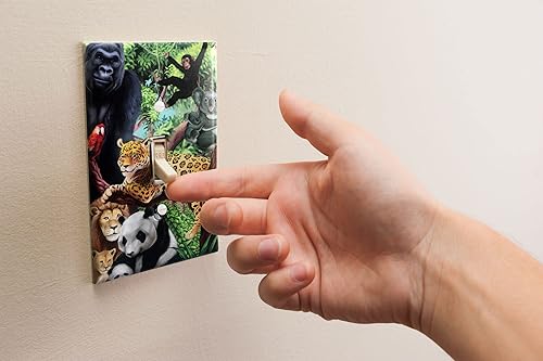 Miniatura 2 de Placa decorativa para interruptor de luz para niños, habitación de adolescentes, decoración de habitación de niños, dormitorio, baño, sala de juegos