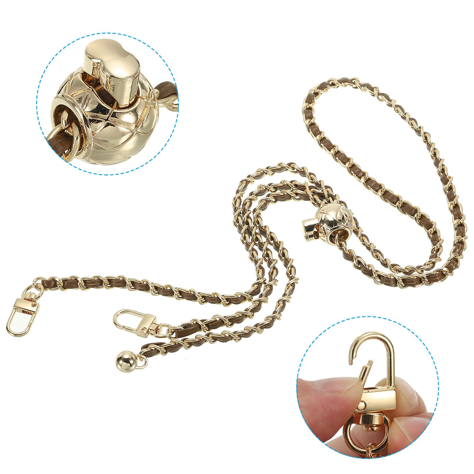 PATIKIL 47 Inch Thin Purse Chain Strap Adjustable - Image 3