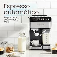 Vista 2 de Chefman CaféMaster Pro - Máquina de café expreso, prepara shots individuales o dobles, cafetera con espumador de leche integrado para capuchino