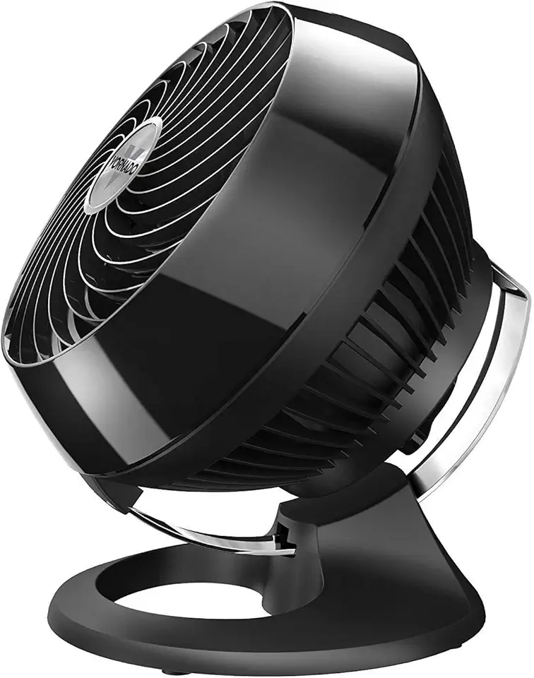 Vornado Circulador de ar 460 para toda a sala, ventilador pequeno com 3 configurações de velocidade, ventilador de resfriamento potente, inclinação ajustável, fácil de limpar, silencioso para casa