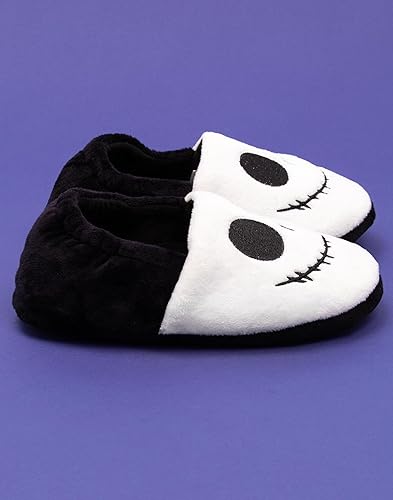Miniatura 4 de Disney The Nightmare Before Christmas Pantuflas para niños Jack Skellington, Negro -
