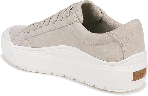 Dr. Scholl's Women's Time Off Sneaker, Oyster Microfiber, 4.5 UK - 9