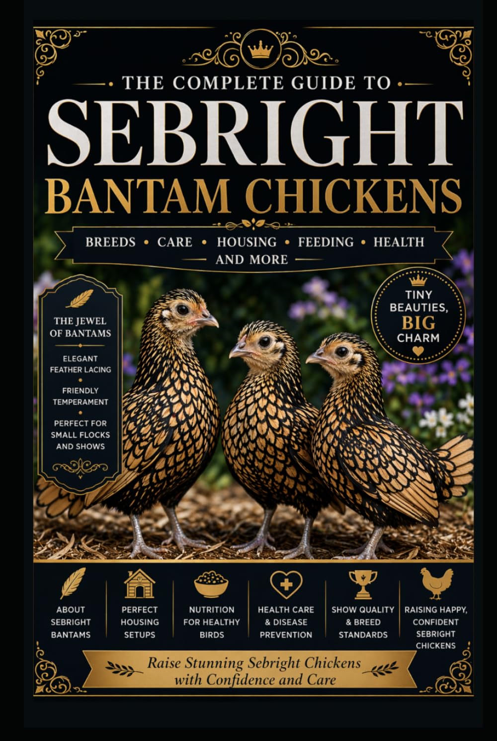 The Complete Guide to Sebright Bantam Chickens: Care, Breeding, Feeding, and Raising Exhibition-Quality Backyard Birds: A Practical Handbook for Beginners and Breeders