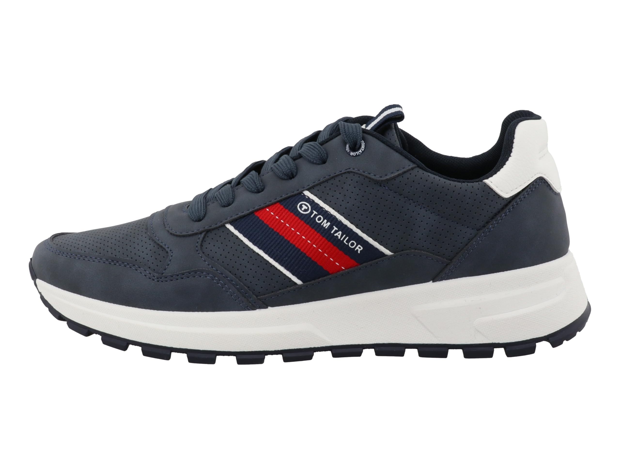 TOM TAILOR Men's 5380410006 Sneaker, Navy, 9.5 UK