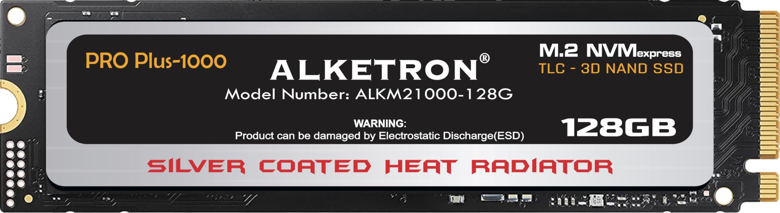 ALKETRON ProPlus1000 – 128GB M.2 NVMe SSD - 2000MBps - GEN3 PCIe 3.0 – Internal Solid State Drive for Laptop, Desktop and Gaming PC – 5 Year Warranty (B097PX67JS) Amazon Price History, Amazon Price Tracker