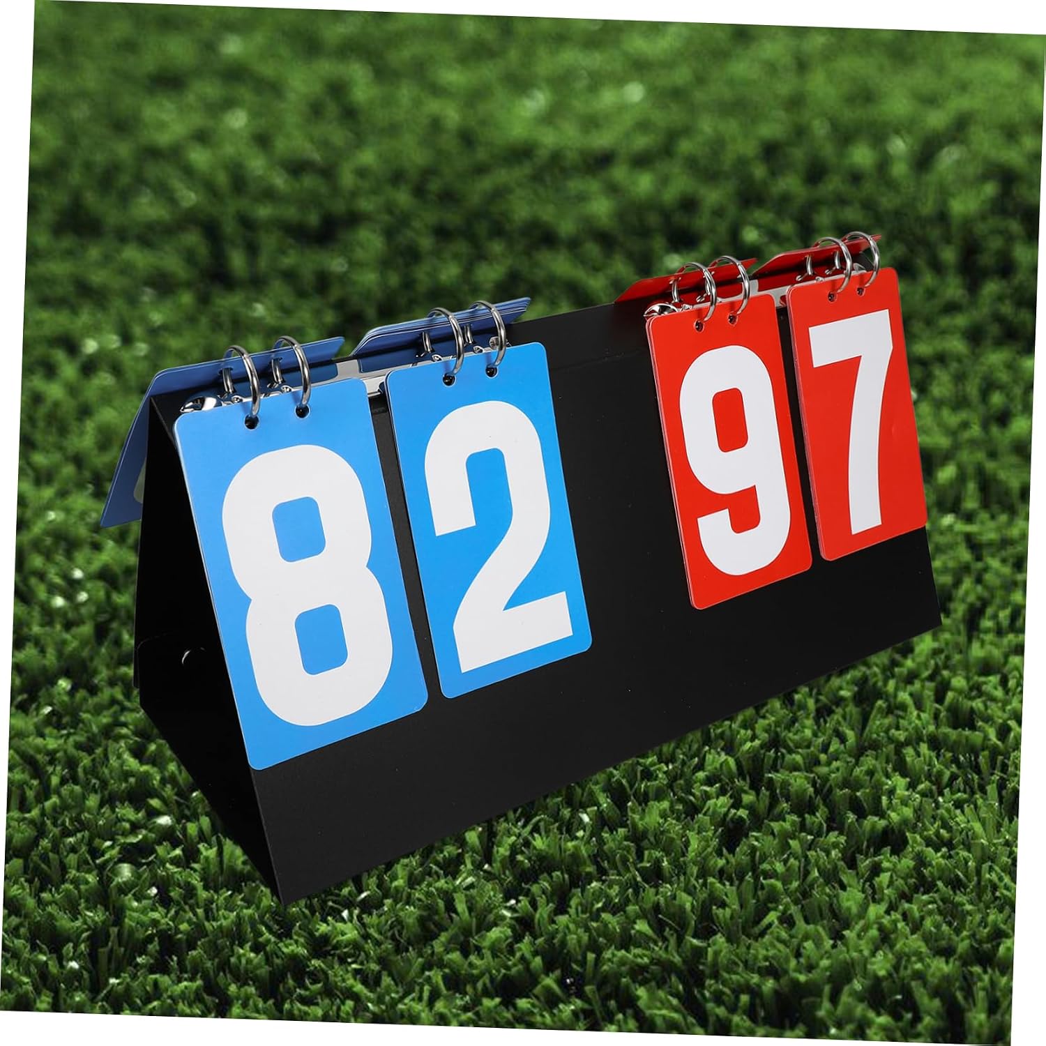 Portable Flip Scoreboard for Sports Durable Scorekeeper for Basketball Soccer Volleyball and More Convenient Tabletop Design with Readable Numbers