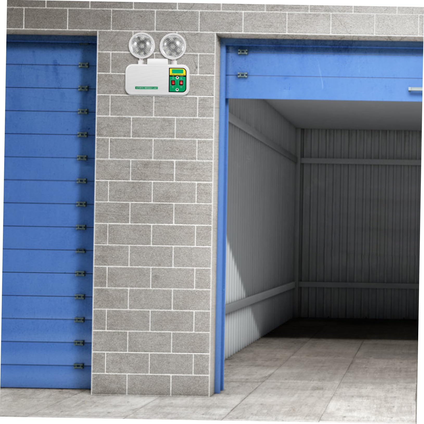 Iluminación De Emergencia De Canal Luz De Emergencia LED De Doble Cabezal De Doble Foco Para Evacuación