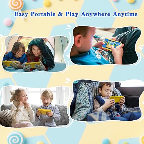 Miniatura 6 de Consola de juegos portátil para niños con pantalla de 3.2 pulgadas  Juegos precargados (niveles fáciles a difíciles)  Aprobado por padres  No