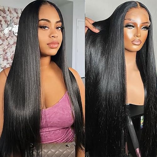 360 Straight Hd Lace Front Wigs Human Hair Pre Plucked Density 180 Glueless Wigs Human Hair Brazilian Human Hair Lace Wigs 360 Full Lace Human Hair Wigs for Women 18 Inch