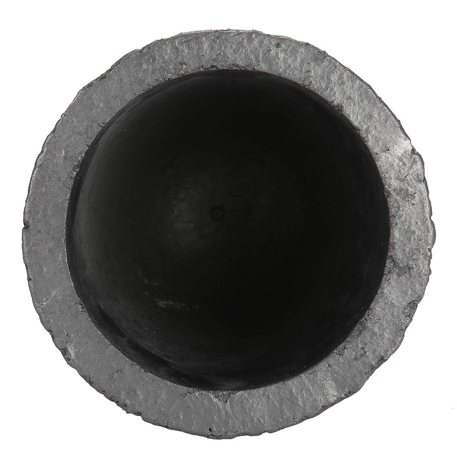 Crogiolo di grafite in carburo di silicio a forma di tazza, strumento di fusione del crogiolo per la colata in forno 6 kg, per la fusione di metalli preziosi con oro argento, strumenti per la produzio
