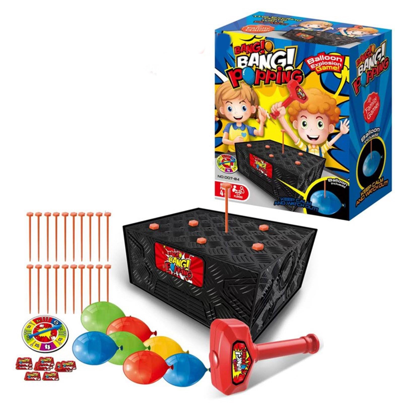 FANGZESHI Exploding Balloon Desktop Game for Playdates, Bursting balloons