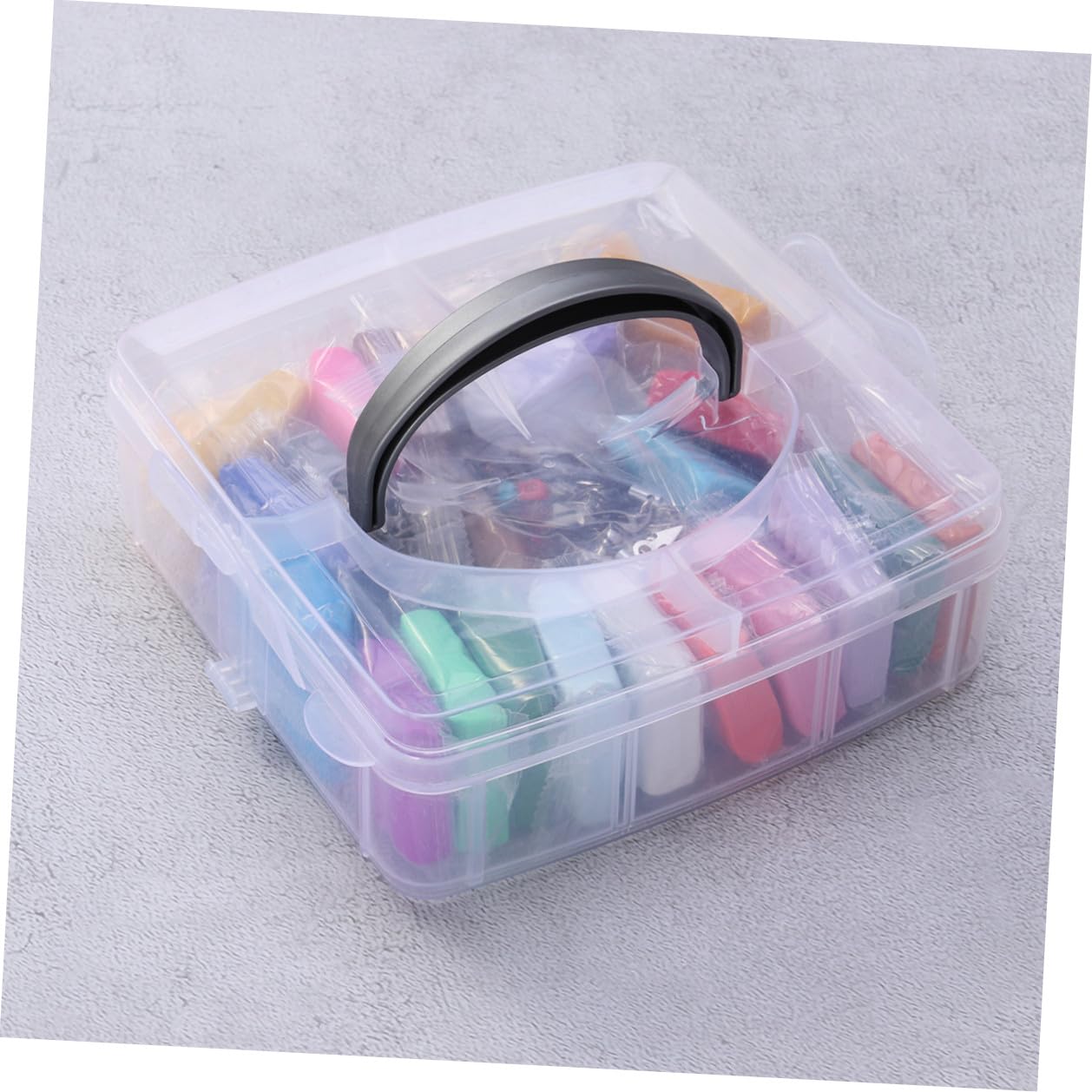 Kit di Argilla Polimerica 24 Colori Morbida Facile da Modellare | Accessori Creativi Inclusi, Blocchi DIY per Bambini, Pvc, Uso Artistico