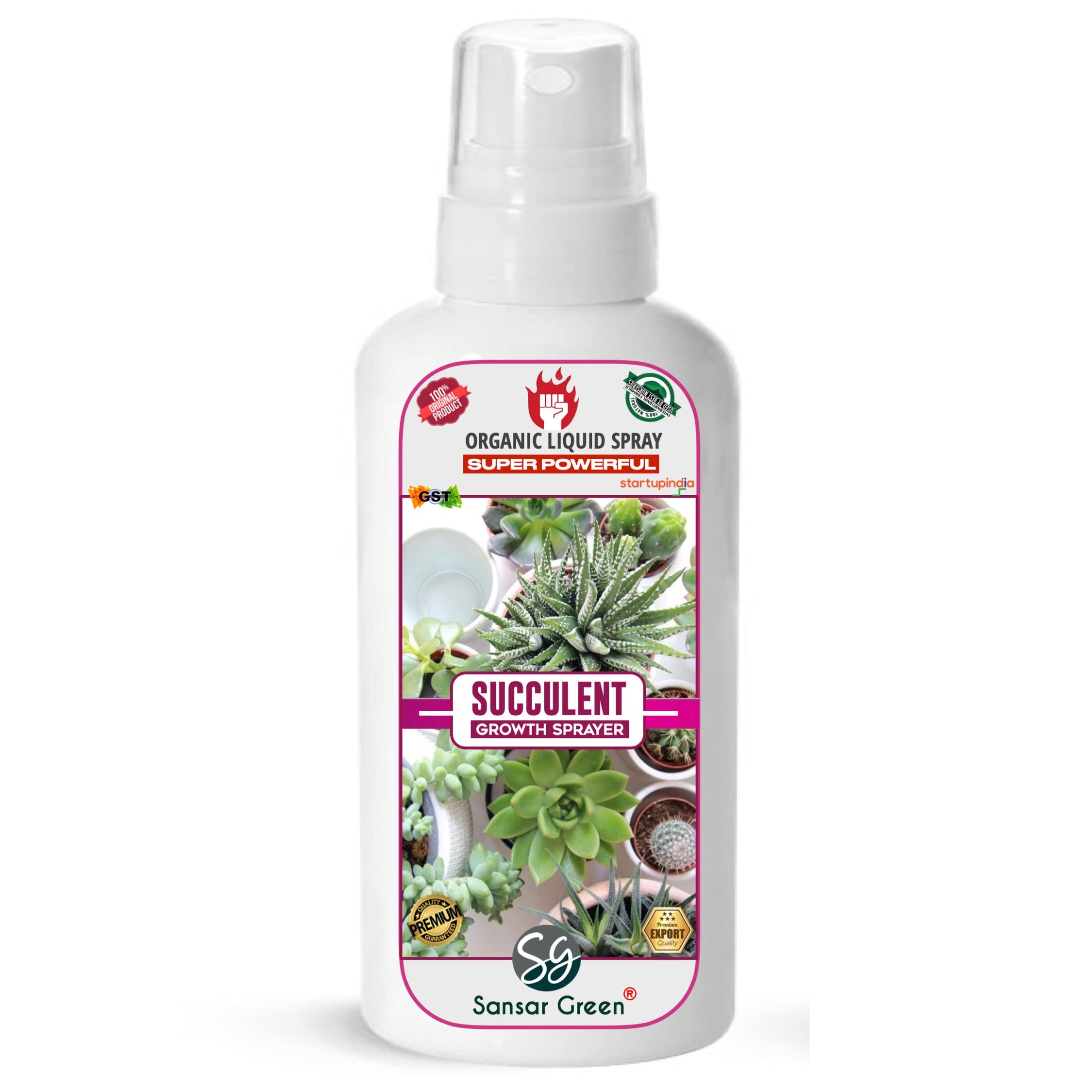 Sansar Green® Succulent Growth Spray, Premium Essential Super Powerful Liquid Spray for the Best Growth of Succulent Plants (100 ml) (B09FLQ9D4Q) Amazon Price History, Amazon Price Tracker