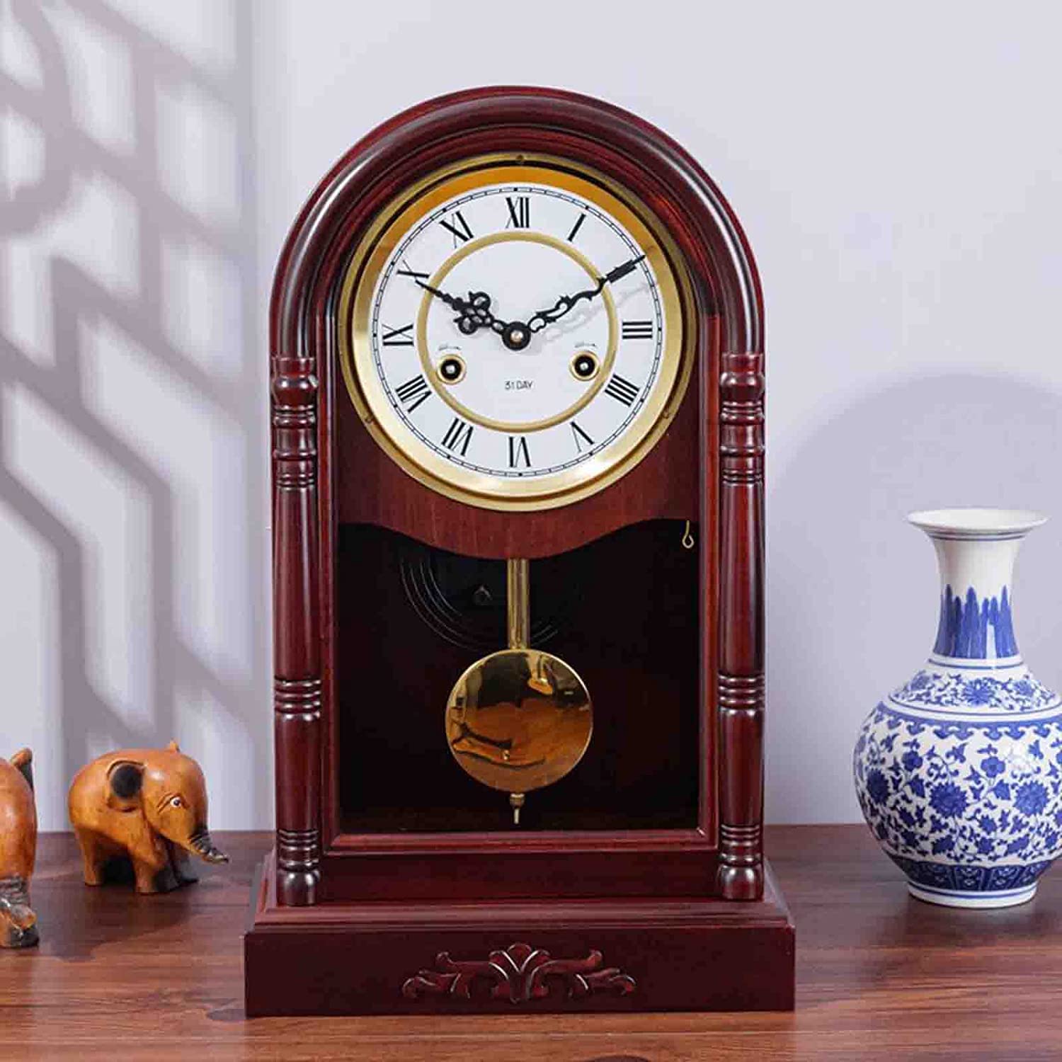 ヨーロッパ式の新しい時計置物リビング贅沢レトロ家庭用時計 imgrc0094470135.jpg